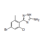 5-Amino-3-(4-bromo-2-chloro-6-methylphenyl)-1H-1,2,4-triazole