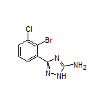 5-Amino-3-(2-bromo-3-chlorophenyl)-1H-1,2,4-triazole