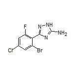 5-Amino-3-(2-bromo-4-chloro-6-fluorophenyl)-1H-1,2,4-triazole