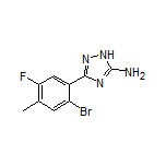 5-Amino-3-(2-bromo-5-fluoro-4-methylphenyl)-1H-1,2,4-triazole