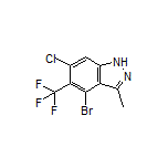 4-Bromo-6-chloro-3-methyl-5-(trifluoromethyl)-1H-indazole