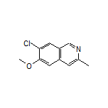 7-Chloro-6-methoxy-3-methylisoquinoline