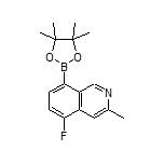 5-Fluoro-3-methylisoquinoline-8-boronic Acid Pinacol Ester