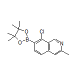 8-Chloro-3-methylisoquinoline-7-boronic Acid Pinacol Ester