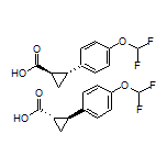 trans-2-[4-(Difluoromethoxy)phenyl]cyclopropanecarboxylic Acid