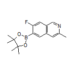 7-Fluoro-3-methylisoquinoline-6-boronic Acid Pinacol Ester