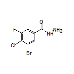 3-Bromo-4-chloro-5-fluorobenzohydrazide