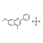 7-Methoxy-4-methyl-2-phenylchromenylium Tetrafluoroborate