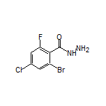 2-Bromo-4-chloro-6-fluorobenzohydrazide