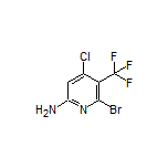 6-Bromo-4-chloro-5-(trifluoromethyl)pyridin-2-amine