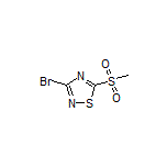 3-Bromo-5-(methylsulfonyl)-1,2,4-thiadiazole