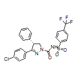 (R)-3-(4-Chlorophenyl)-4-phenyl-N-[[4-(trifluoromethyl)phenyl]sulfonyl]-4,5-dihydro-1H-pyrazole-1-carboxamide