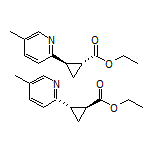 Ethyl trans-2-(5-Methyl-2-pyridyl)cyclopropanecarboxylate