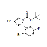 4-Bromo-2-(2-bromo-5-fluorophenyl)-1-Boc-1H-pyrrole