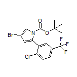 4-Bromo-1-Boc-2-[2-chloro-5-(trifluoromethyl)phenyl]-1H-pyrrole