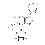 6-Methyl-1-(tetrahydro-2H-pyran-2-yl)-5-(trifluoromethyl)-1H-indazole-4-boronic Acid Pinacol Ester