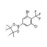 3-Bromo-5-chloro-4-(trifluoromethyl)phenylboronic Acid Pinacol Ester