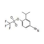 4-Cyano-2-isopropylphenyl Trifluoromethanesulfonate