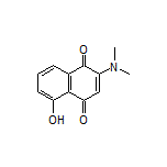 2-(Dimethylamino)-5-hydroxynaphthalene-1,4-dione