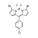 3,7-Dibromo-10-(4-chlorophenyl)-5,5-difluoro-5H-dipyrrolo[1,2-c:2’,1’-f][1,3,2]diazaborinin-4-ium-5-uide