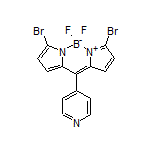 3,7-Dibromo-5,5-difluoro-10-(pyridin-4-yl)-5H-dipyrrolo[1,2-c:2’,1’-f][1,3,2]diazaborinin-4-ium-5-uide