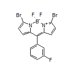 3,7-Dibromo-5,5-difluoro-10-(3-fluorophenyl)-5H-dipyrrolo[1,2-c:2’,1’-f][1,3,2]diazaborinin-4-ium-5-uide