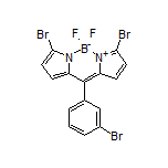 3,7-Dibromo-10-(3-bromophenyl)-5,5-difluoro-5H-dipyrrolo[1,2-c:2’,1’-f][1,3,2]diazaborinin-4-ium-5-uide