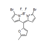 3,7-Dibromo-5,5-difluoro-10-(5-methylfuran-2-yl)-5H-dipyrrolo[1,2-c:2’,1’-f][1,3,2]diazaborinin-4-ium-5-uide