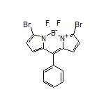 3,7-Dibromo-5,5-difluoro-10-phenyl-5H-dipyrrolo[1,2-c:2’,1’-f][1,3,2]diazaborinin-4-ium-5-uide