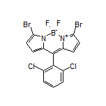 3,7-Dibromo-10-(2,6-dichlorophenyl)-5,5-difluoro-5H-dipyrrolo[1,2-c:2’,1’-f][1,3,2]diazaborinin-4-ium-5-uide