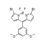 3,7-Dibromo-10-(3,5-dimethoxyphenyl)-5,5-difluoro-5H-dipyrrolo[1,2-c:2’,1’-f][1,3,2]diazaborinin-4-ium-5-uide