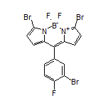 3,7-Dibromo-10-(3-bromo-4-fluorophenyl)-5,5-difluoro-5H-dipyrrolo[1,2-c:2’,1’-f][1,3,2]diazaborinin-4-ium-5-uide