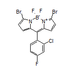 3,7-Dibromo-10-(2-chloro-4-fluorophenyl)-5,5-difluoro-5H-dipyrrolo[1,2-c:2’,1’-f][1,3,2]diazaborinin-4-ium-5-uide