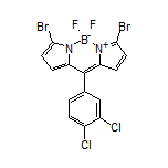 3,7-Dibromo-10-(3,4-dichlorophenyl)-5,5-difluoro-5H-dipyrrolo[1,2-c:2’,1’-f][1,3,2]diazaborinin-4-ium-5-uide