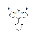 3,7-Dibromo-10-(2,6-dimethylphenyl)-5,5-difluoro-5H-dipyrrolo[1,2-c:2’,1’-f][1,3,2]diazaborinin-4-ium-5-uide