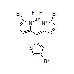 3,7-Dibromo-10-(4-bromothiophen-2-yl)-5,5-difluoro-5H-dipyrrolo[1,2-c:2’,1’-f][1,3,2]diazaborinin-4-ium-5-uide