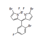 3,7-Dibromo-10-(2-bromo-5-fluorophenyl)-5,5-difluoro-5H-dipyrrolo[1,2-c:2’,1’-f][1,3,2]diazaborinin-4-ium-5-uide