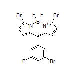 3,7-Dibromo-10-(3-bromo-5-fluorophenyl)-5,5-difluoro-5H-dipyrrolo[1,2-c:2’,1’-f][1,3,2]diazaborinin-4-ium-5-uide