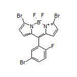 3,7-Dibromo-10-(5-bromo-2-fluorophenyl)-5,5-difluoro-5H-dipyrrolo[1,2-c:2’,1’-f][1,3,2]diazaborinin-4-ium-5-uide