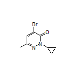 4-Bromo-2-cyclopropyl-6-methylpyridazin-3(2H)-one