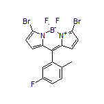 3,7-Dibromo-5,5-difluoro-10-(5-fluoro-2-methylphenyl)-5H-dipyrrolo[1,2-c:2’,1’-f][1,3,2]diazaborinin-4-ium-5-uide