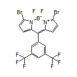 10-[3,5-Bis(trifluoromethyl)phenyl]-3,7-dibromo-5,5-difluoro-5H-dipyrrolo[1,2-c:2’,1’-f][1,3,2]diazaborinin-4-ium-5-uide