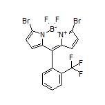 3,7-Dibromo-5,5-difluoro-10-[2-(trifluoromethyl)phenyl]-5H-dipyrrolo[1,2-c:2’,1’-f][1,3,2]diazaborinin-4-ium-5-uide