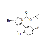 4-Bromo-1-Boc-2-(5-fluoro-2-methoxyphenyl)-1H-pyrrole