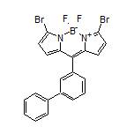 10-(3-Biphenylyl)-3,7-dibromo-5,5-difluoro-5H-dipyrrolo[1,2-c:2’,1’-f][1,3,2]diazaborinin-4-ium-5-uide