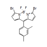 3,7-Dibromo-10-(2,4-dimethylphenyl)-5,5-difluoro-5H-dipyrrolo[1,2-c:2’,1’-f][1,3,2]diazaborinin-4-ium-5-uide