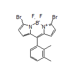 3,7-Dibromo-10-(2,3-dimethylphenyl)-5,5-difluoro-5H-dipyrrolo[1,2-c:2’,1’-f][1,3,2]diazaborinin-4-ium-5-uide