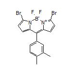 3,7-Dibromo-10-(3,4-dimethylphenyl)-5,5-difluoro-5H-dipyrrolo[1,2-c:2’,1’-f][1,3,2]diazaborinin-4-ium-5-uide