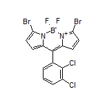 3,7-Dibromo-10-(2,3-dichlorophenyl)-5,5-difluoro-5H-dipyrrolo[1,2-c:2’,1’-f][1,3,2]diazaborinin-4-ium-5-uide