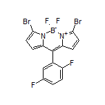 3,7-Dibromo-10-(2,5-difluorophenyl)-5,5-difluoro-5H-dipyrrolo[1,2-c:2’,1’-f][1,3,2]diazaborinin-4-ium-5-uide